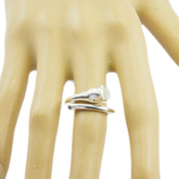 Katharina Contemporary White Solitaire Ring